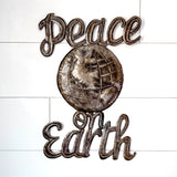 Peace on Earth Globe Wall Art