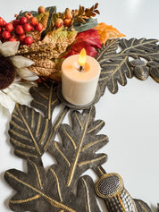 Autumn Candle Oil Drum Wreath - FMSCMarketplace.org