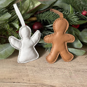 Leather Gingerbread Cookie Ornament - FMSCMarketplace.org