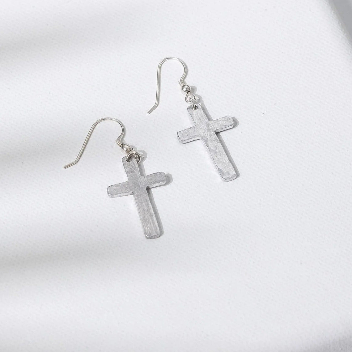 Aluminum Cross Earrings - FMSCMarketplace.org