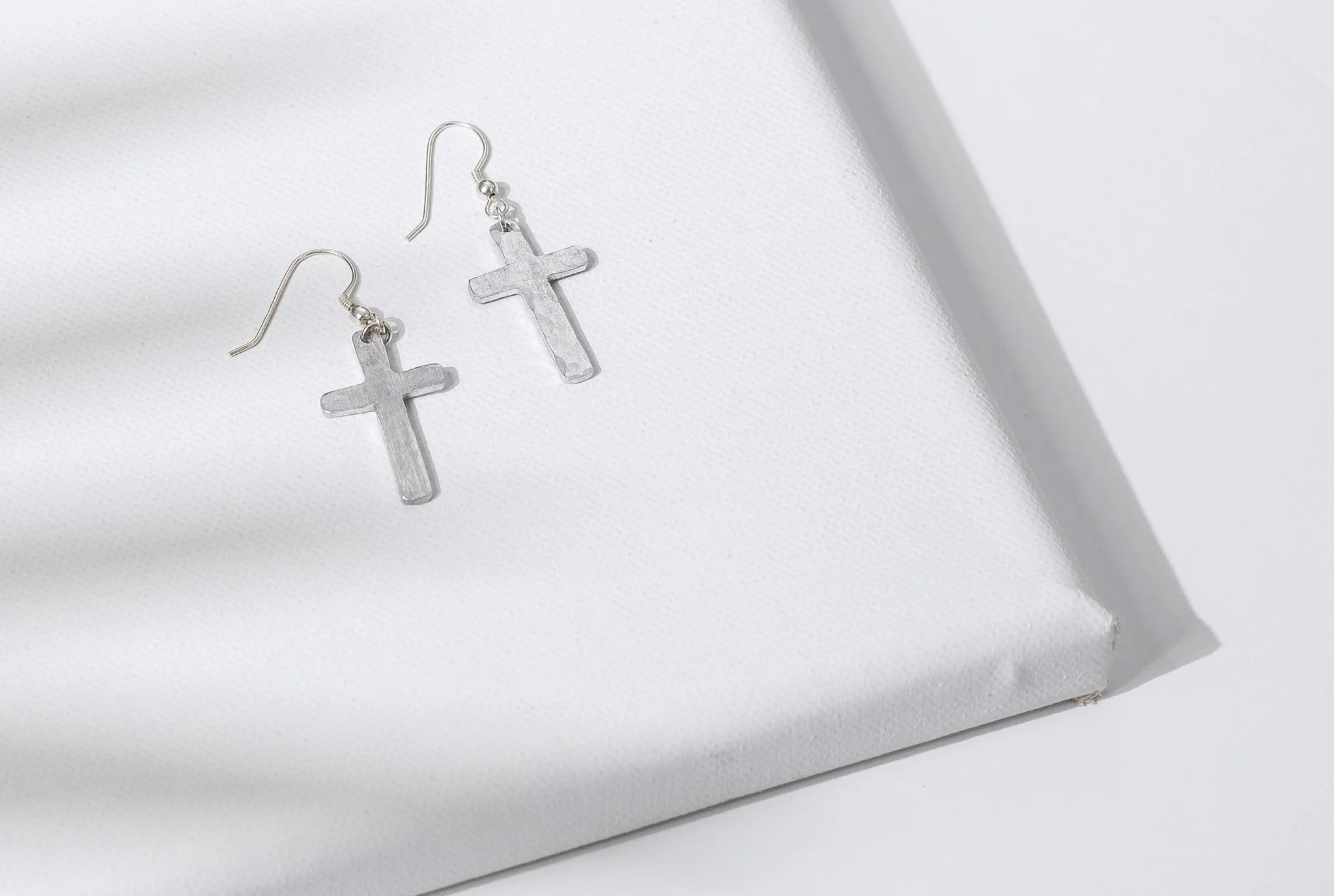 Aluminum Cross Earrings - FMSCMarketplace.org