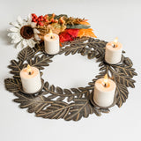 Autumn Candle Oil Drum Wreath