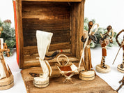 Banana Fiber Nativity Set