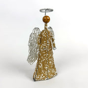 Beaded Gold Standing Angel