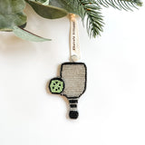 Beaded Pickleball Ornament