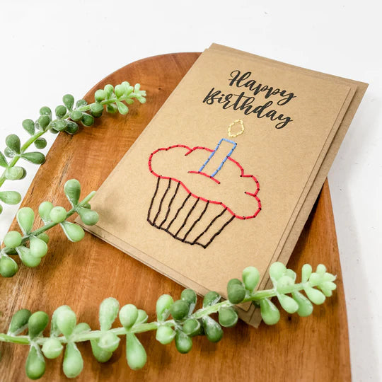 Birthday Cupcake Greeting Card Set - FMSCMarketplace.org