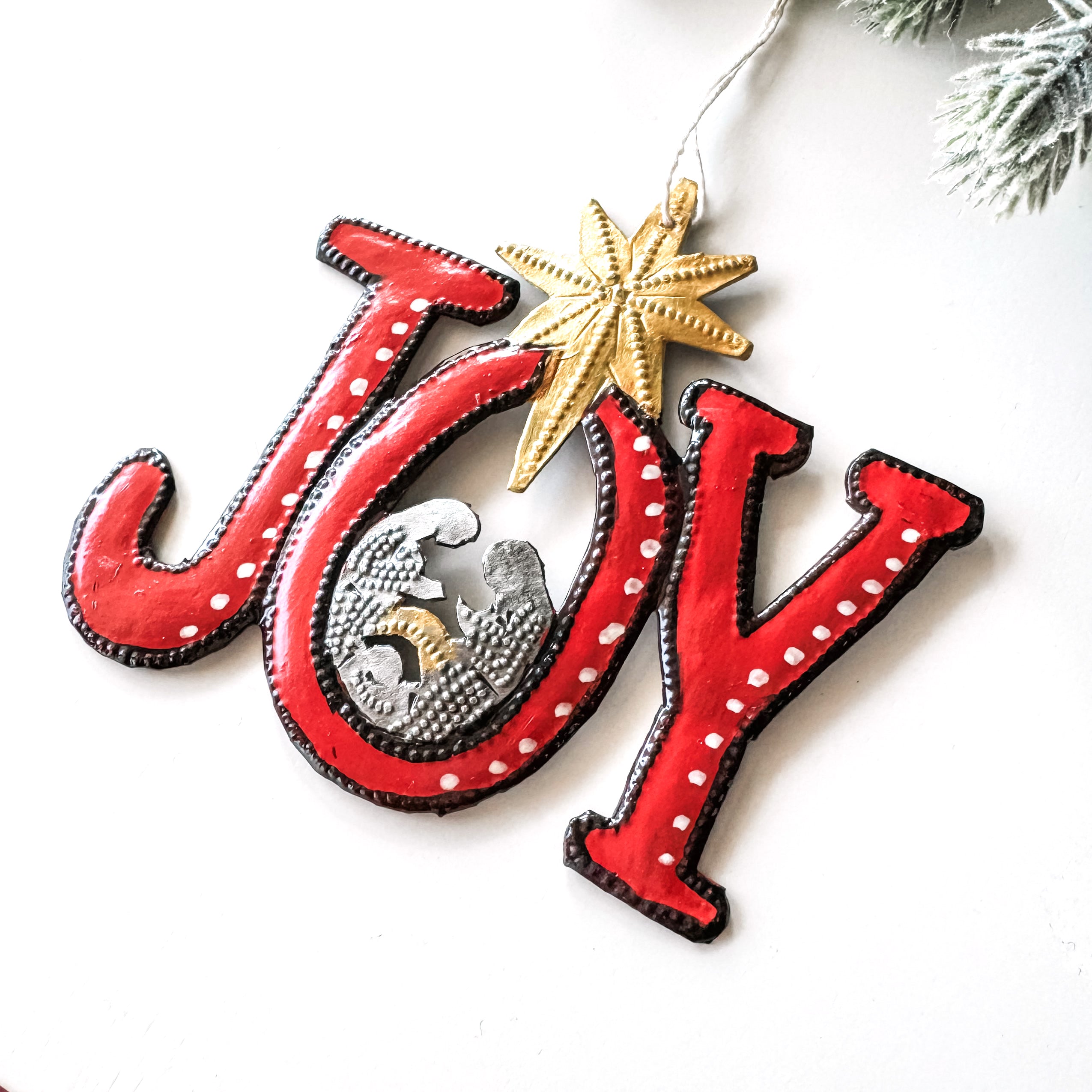 Joy Nativity Ornament