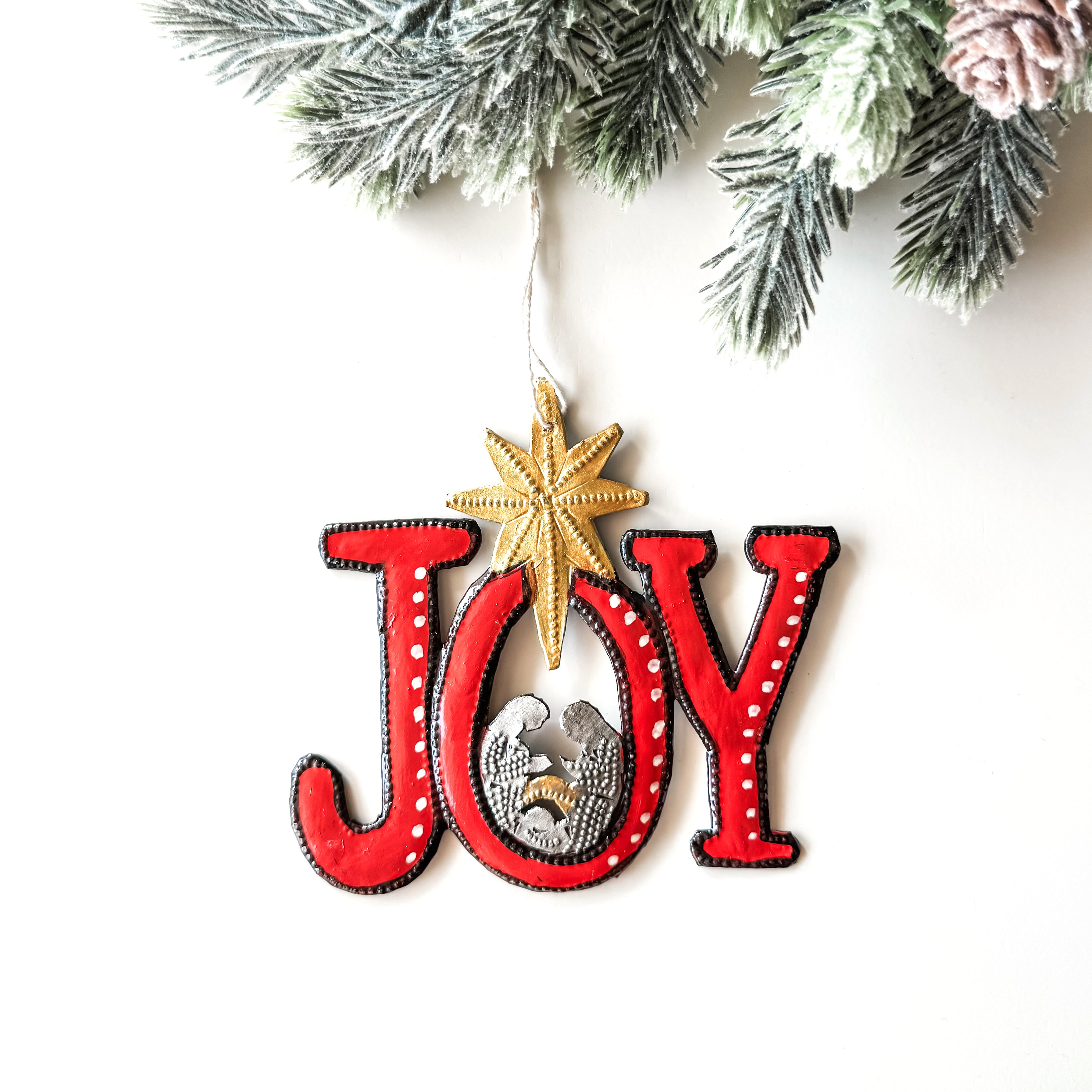 Joy Nativity Ornament