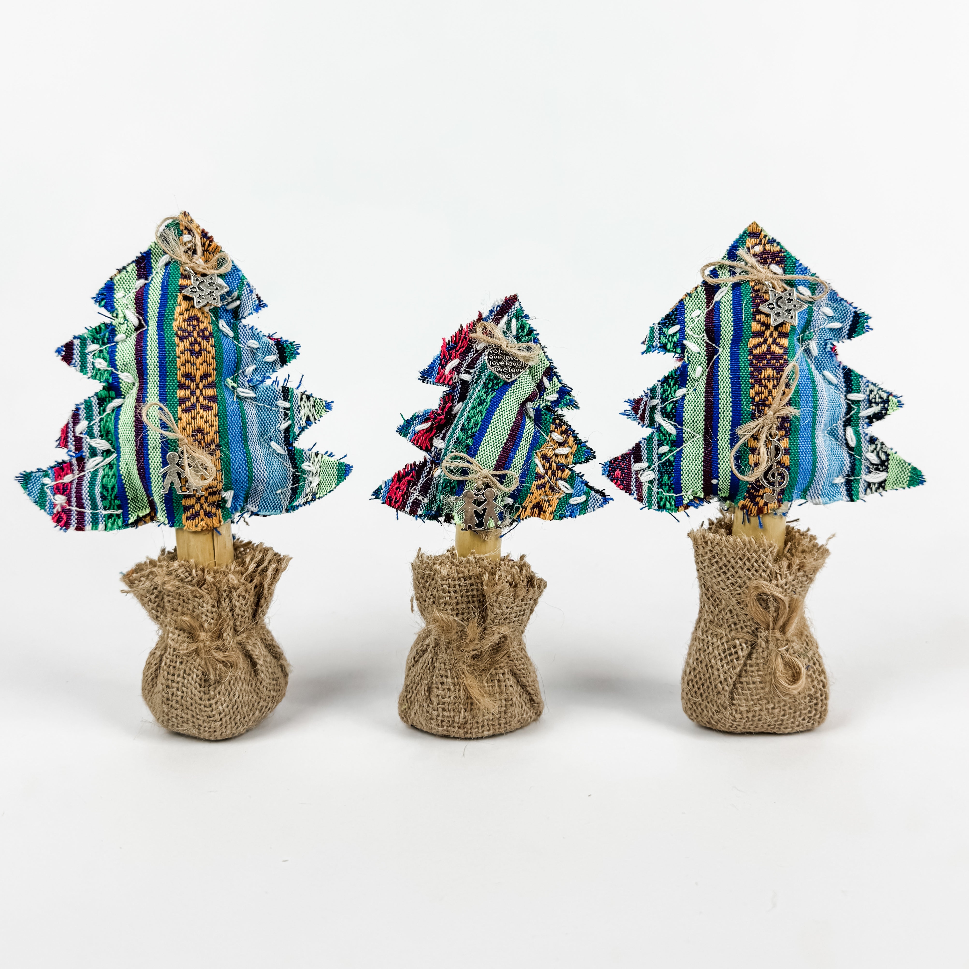 Guatemalan Christmas Trees - Set of 3 - FMSCMarketplace.org