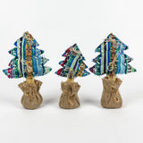 Guatemalan Christmas Trees - Set of 3