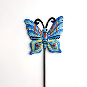 Oil Drum Butterfly Plant Stake