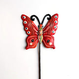 Oil Drum Butterfly Plant Stake