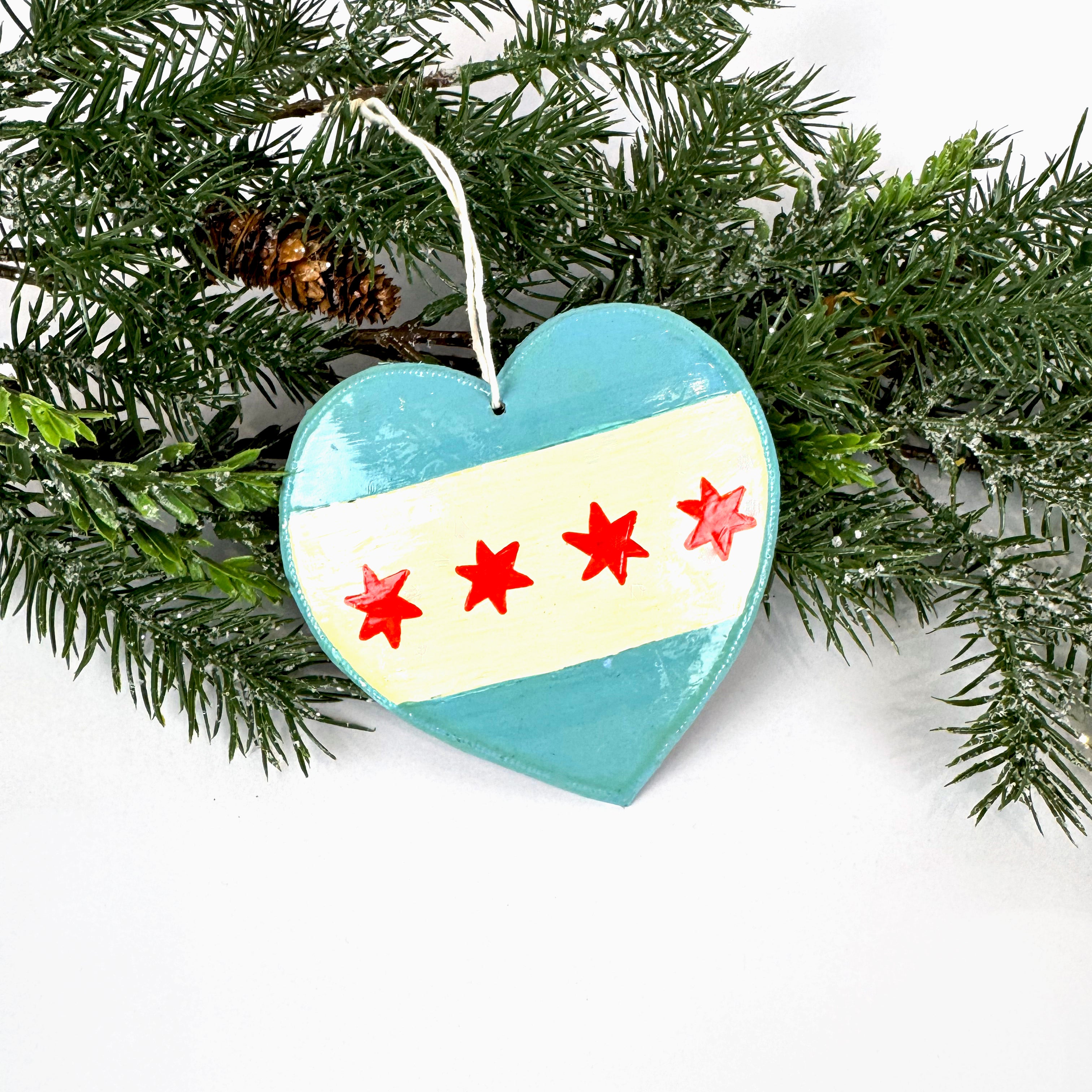 Chicago Love Oil Drum Ornament
