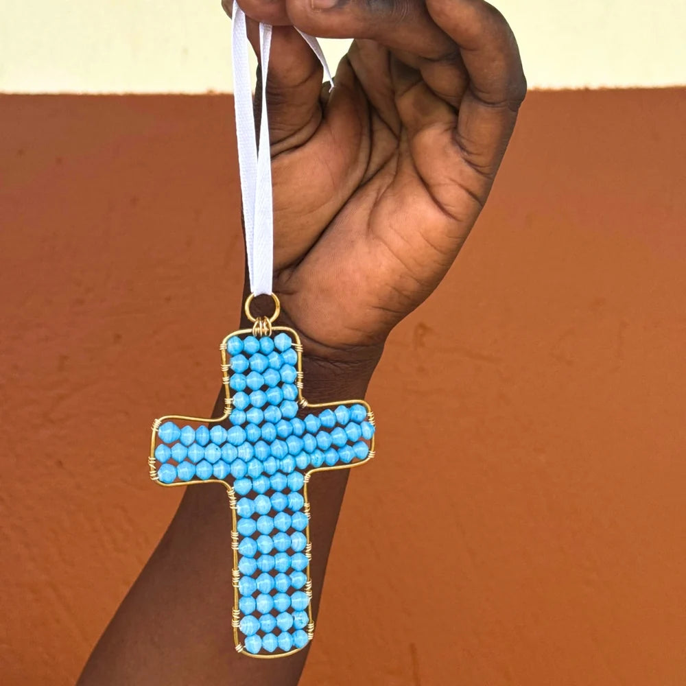 Woven Cross Ornament - FMSCMarketplace.org