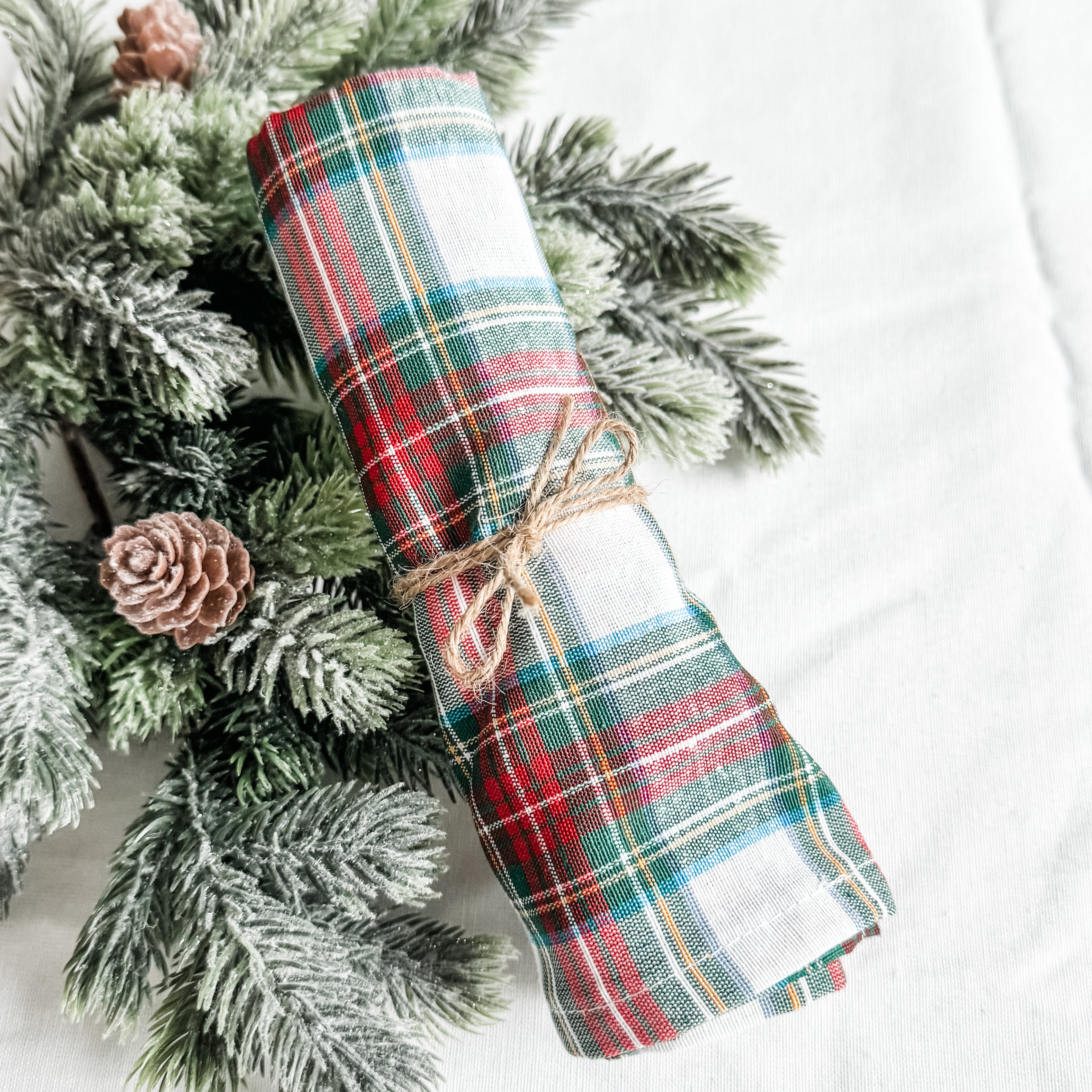 Christmas Plaid Placemat Set