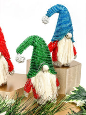 Beaded Gnome with Sisal Beard