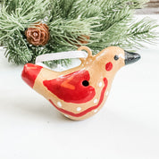 Whimsical Bird Whistle Ornament