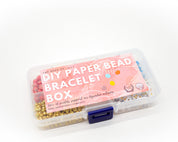 DIY Paper Bead Bracelet Set