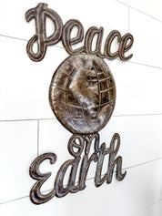 Peace on Earth Globe Wall Art