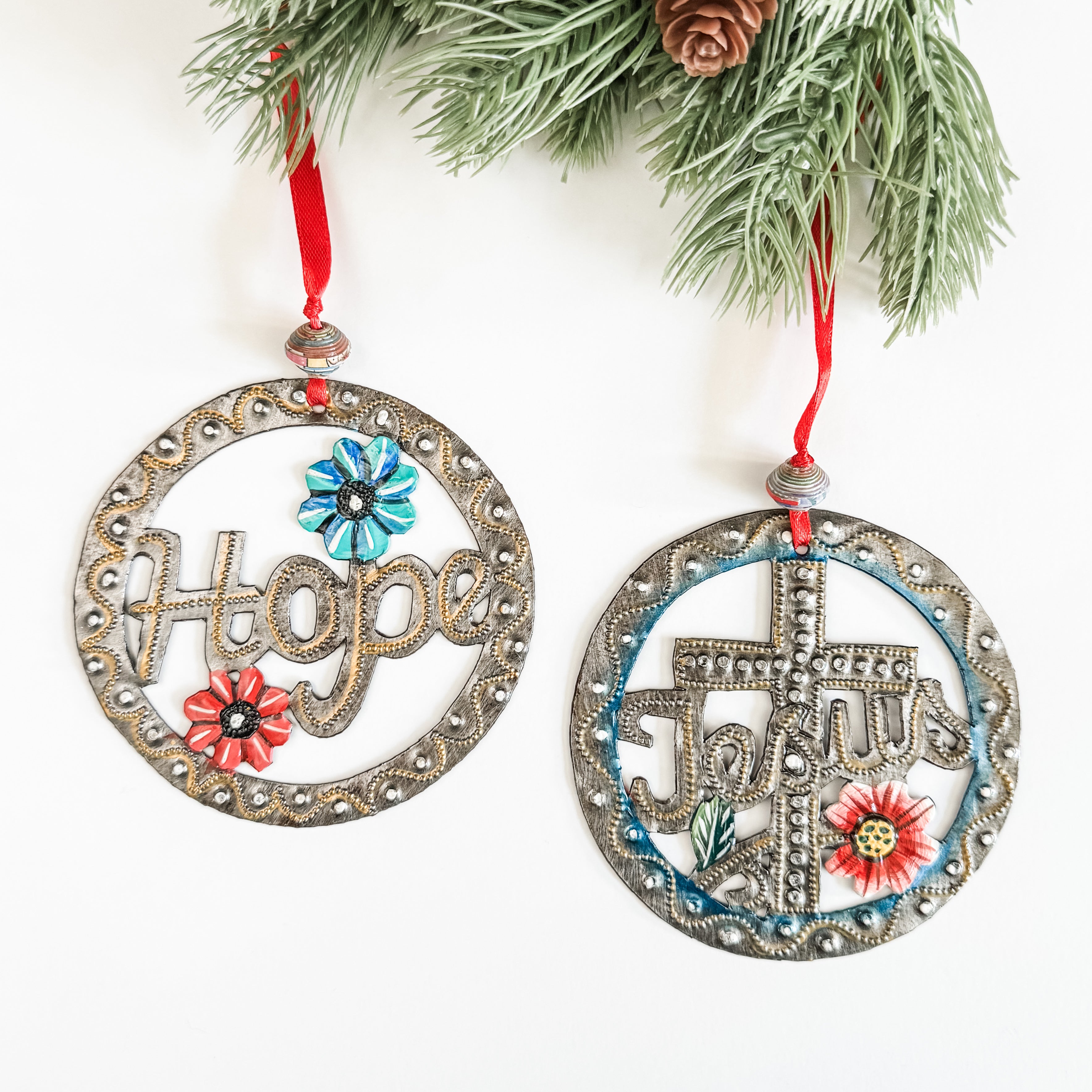 Haitian Flower Ornament