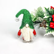 Beaded Gnome with Sisal Beard