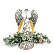 Peace on Earth Oil Drum Angel