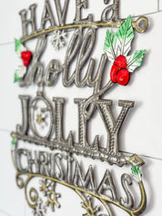 Holly Jolly Christmas Wall Art