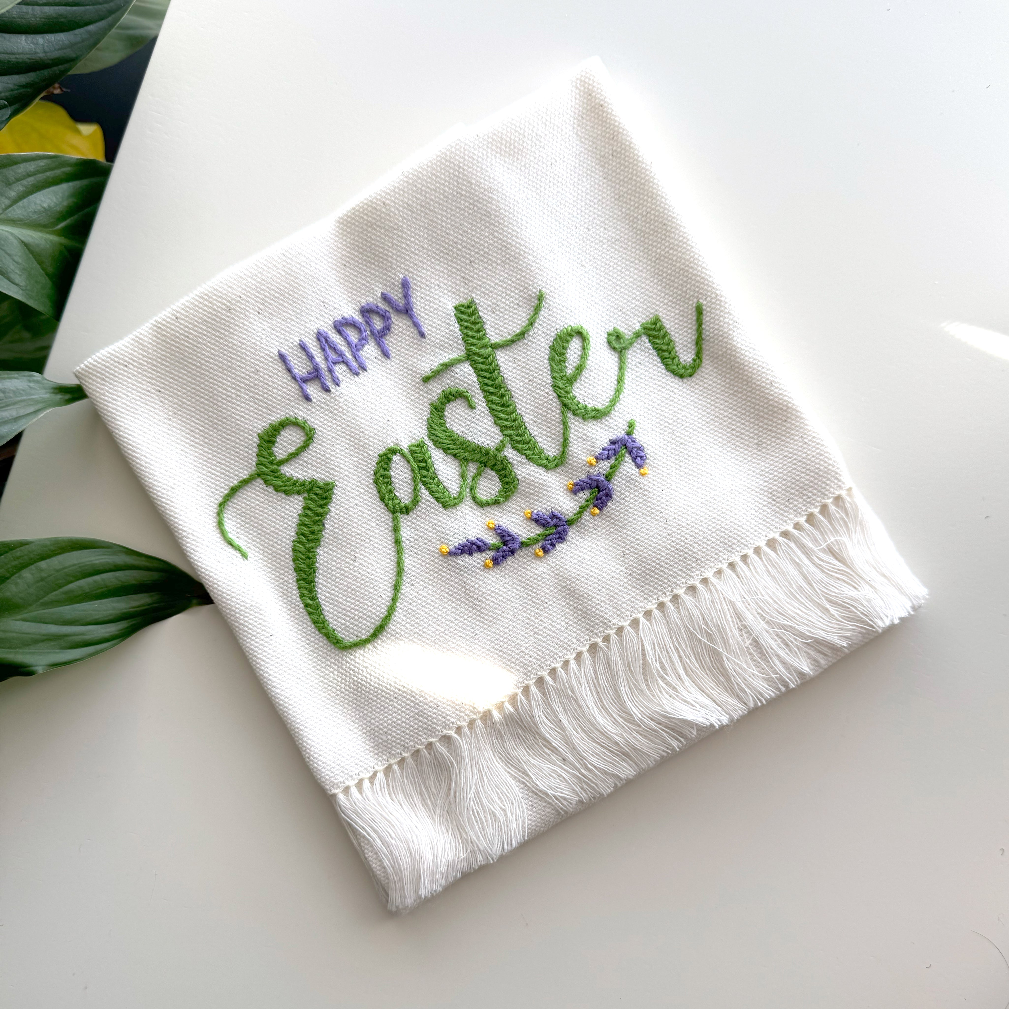 Happy Easter Tea Towel
