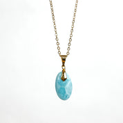 Larimar Pendant Necklace