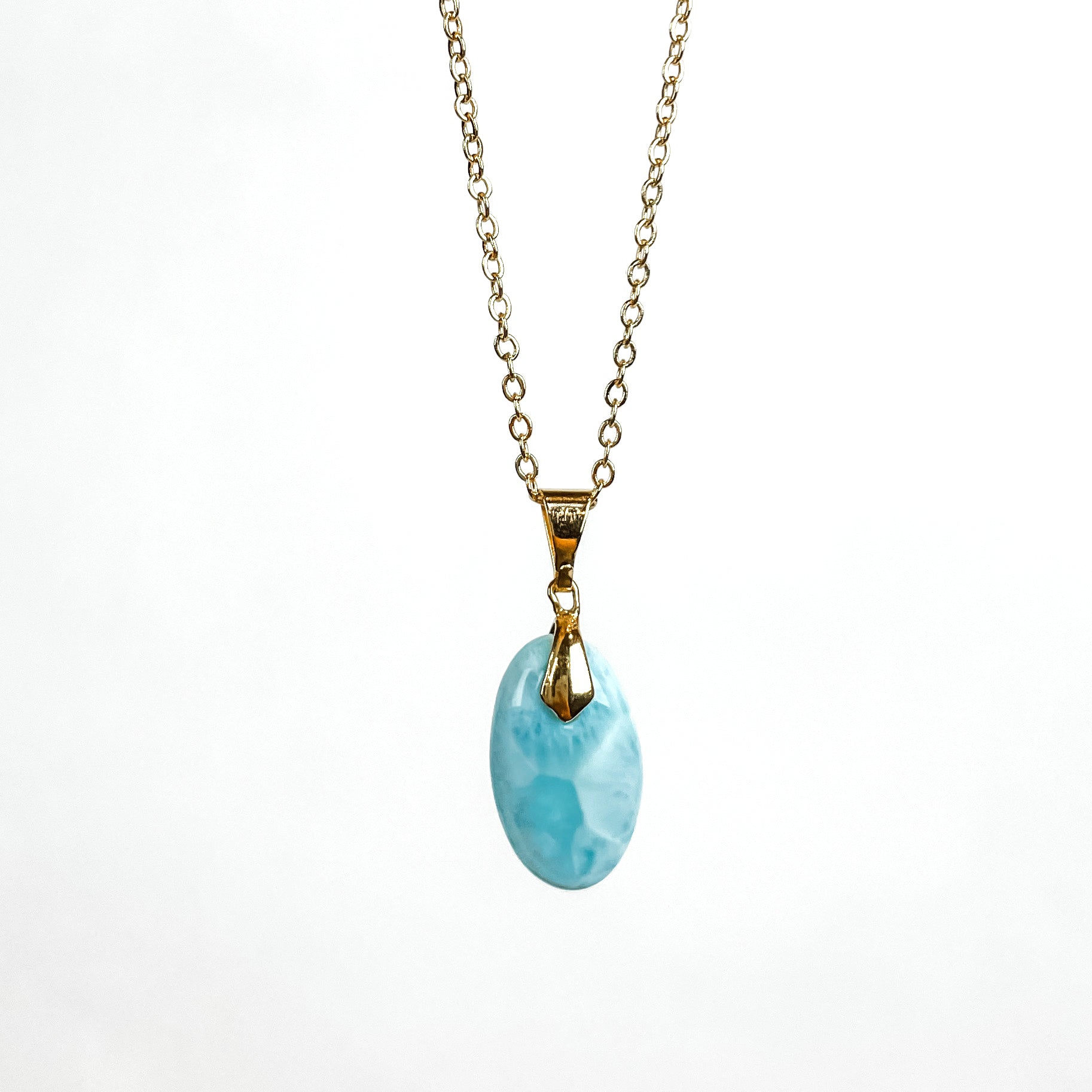 Larimar Pendant Necklace