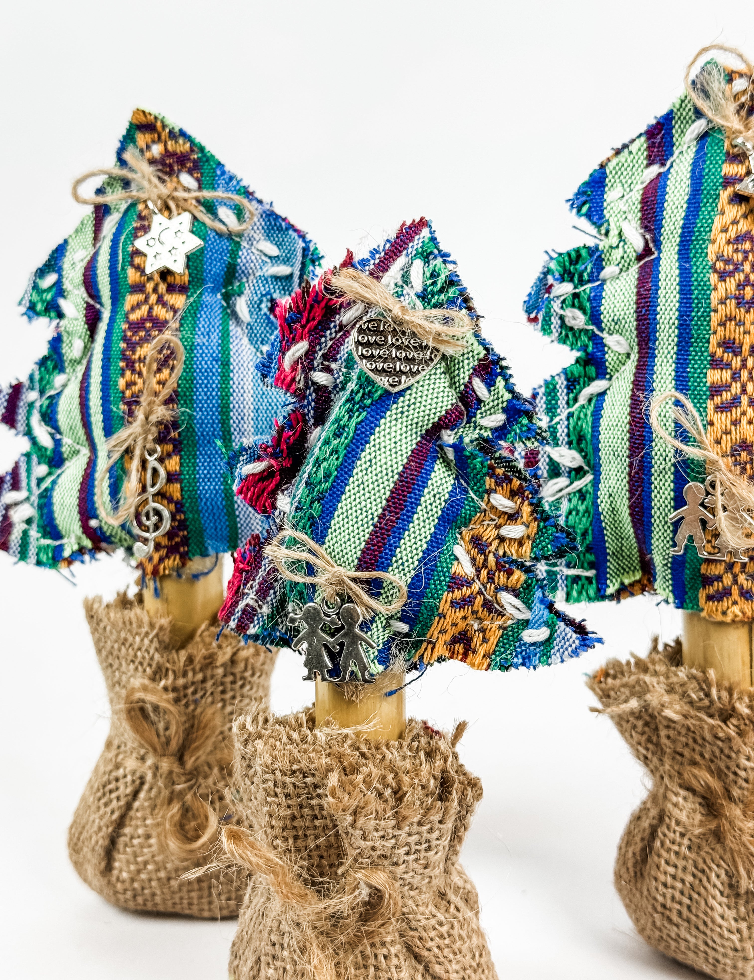 Guatemalan Christmas Trees - Set of 3 - FMSCMarketplace.org