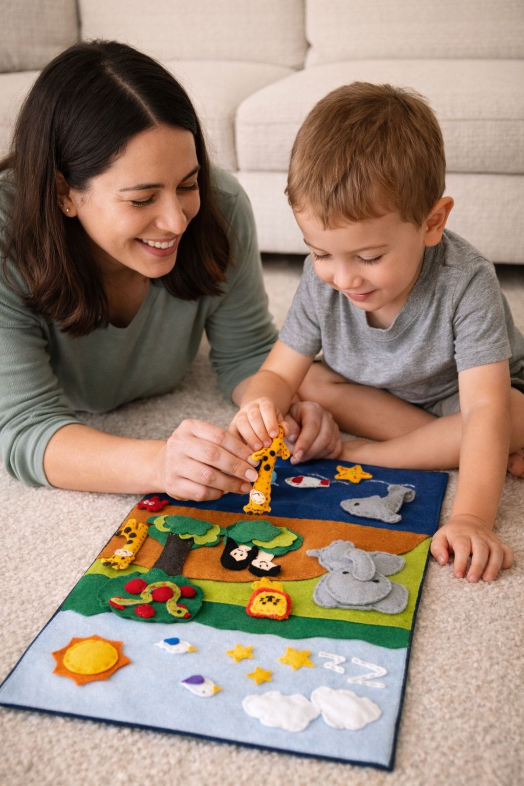 "In the Beginning" Felt Story Board