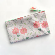 Floral Canvas Pouch
