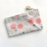 Floral Canvas Pouch