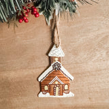 Gingerbread House Oil Drum Ornament