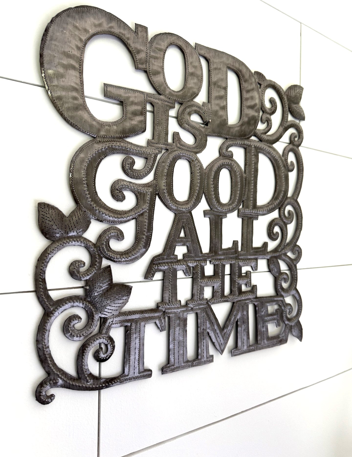 God is Good Oil Drum Art - FMSCMarketplace.org