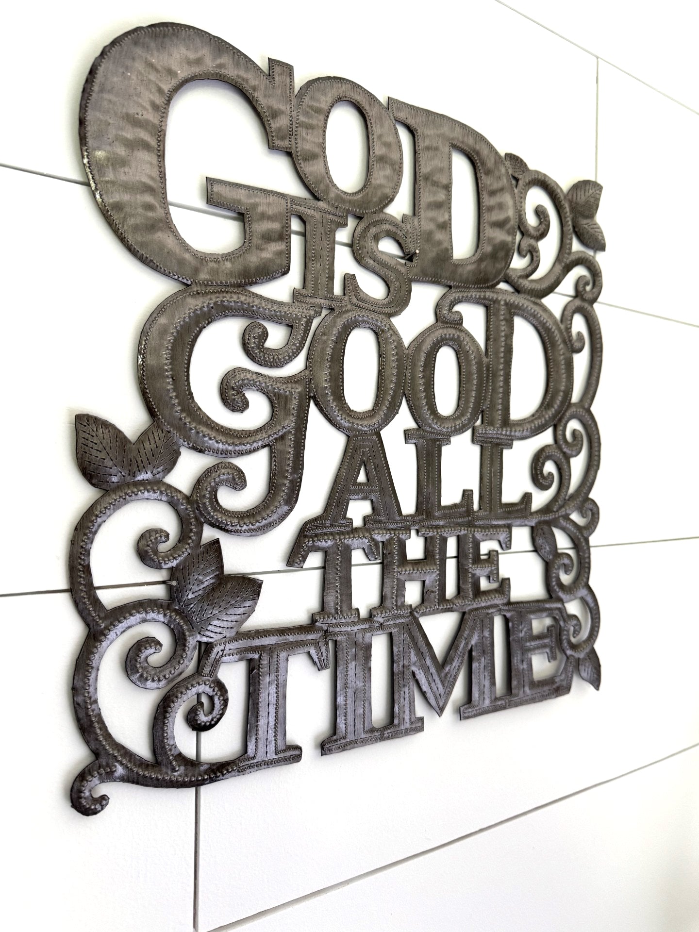God is Good Oil Drum Art - FMSCMarketplace.org