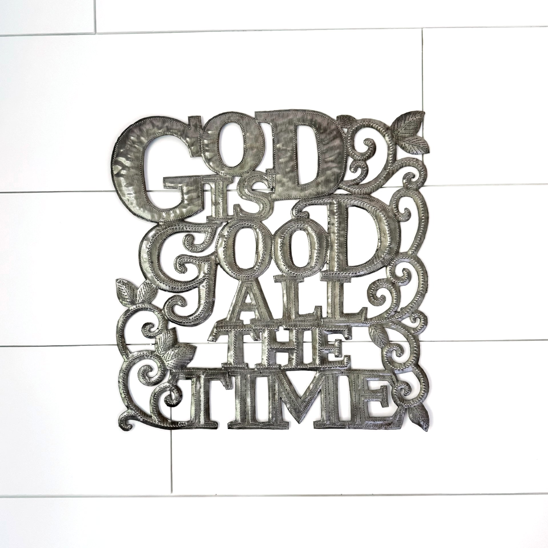God is Good Oil Drum Art - FMSCMarketplace.org