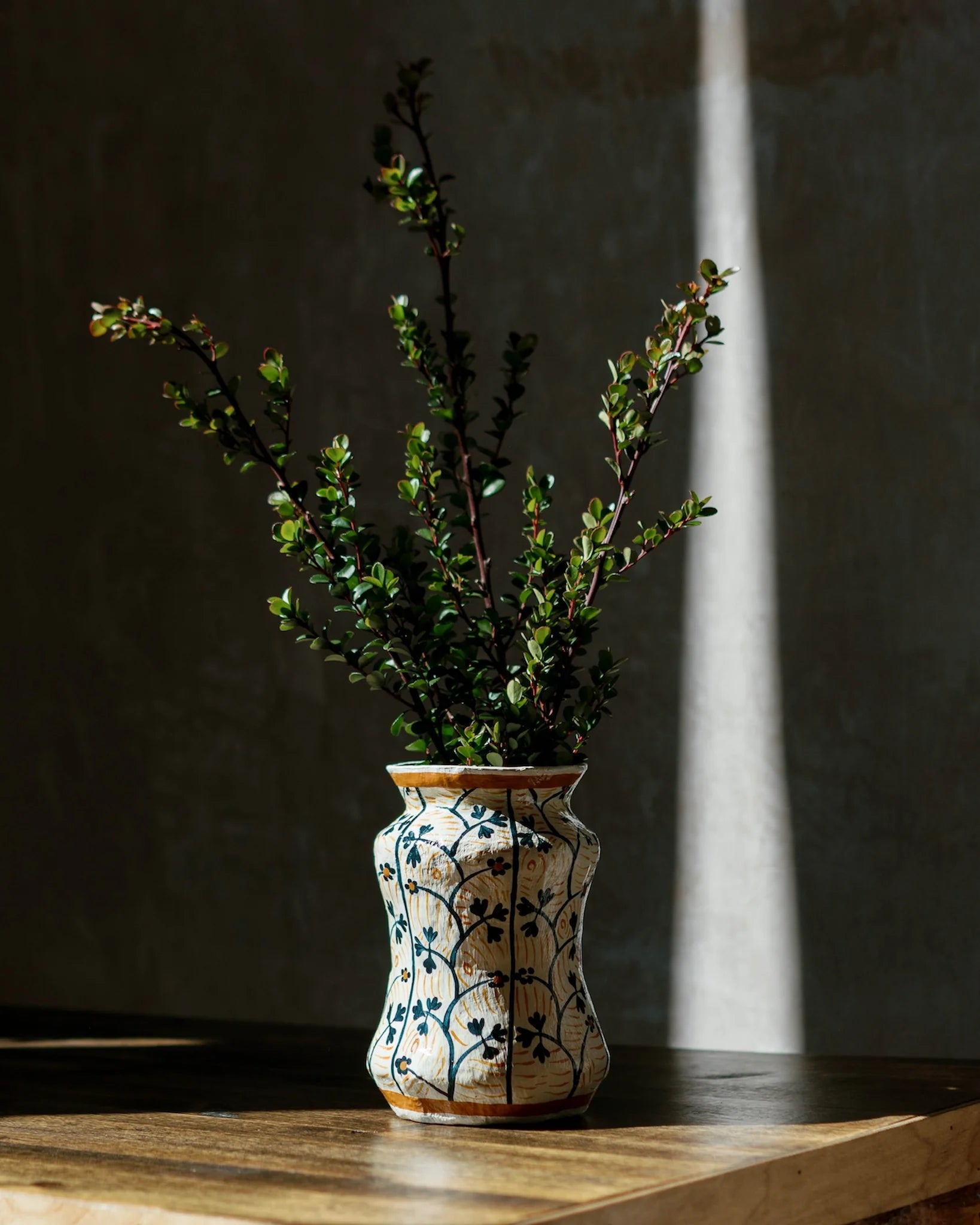Lanati Paper Mache Vase