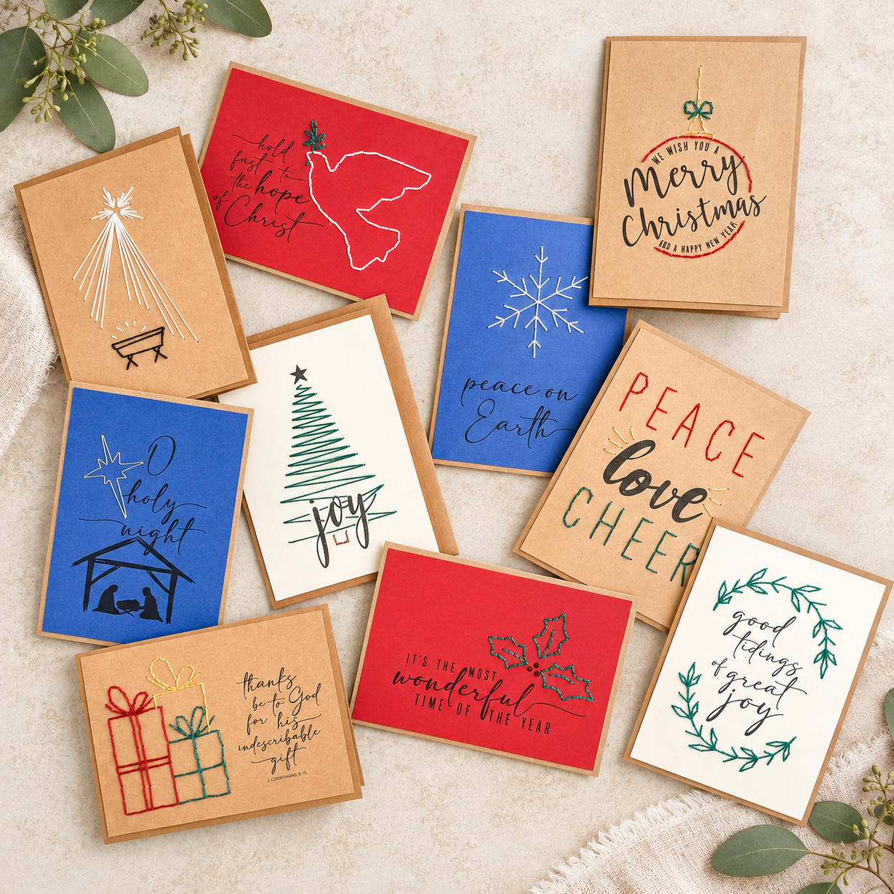 Rosie's Christmas Cards - set of 10