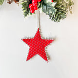 Handsewn Star Ornament