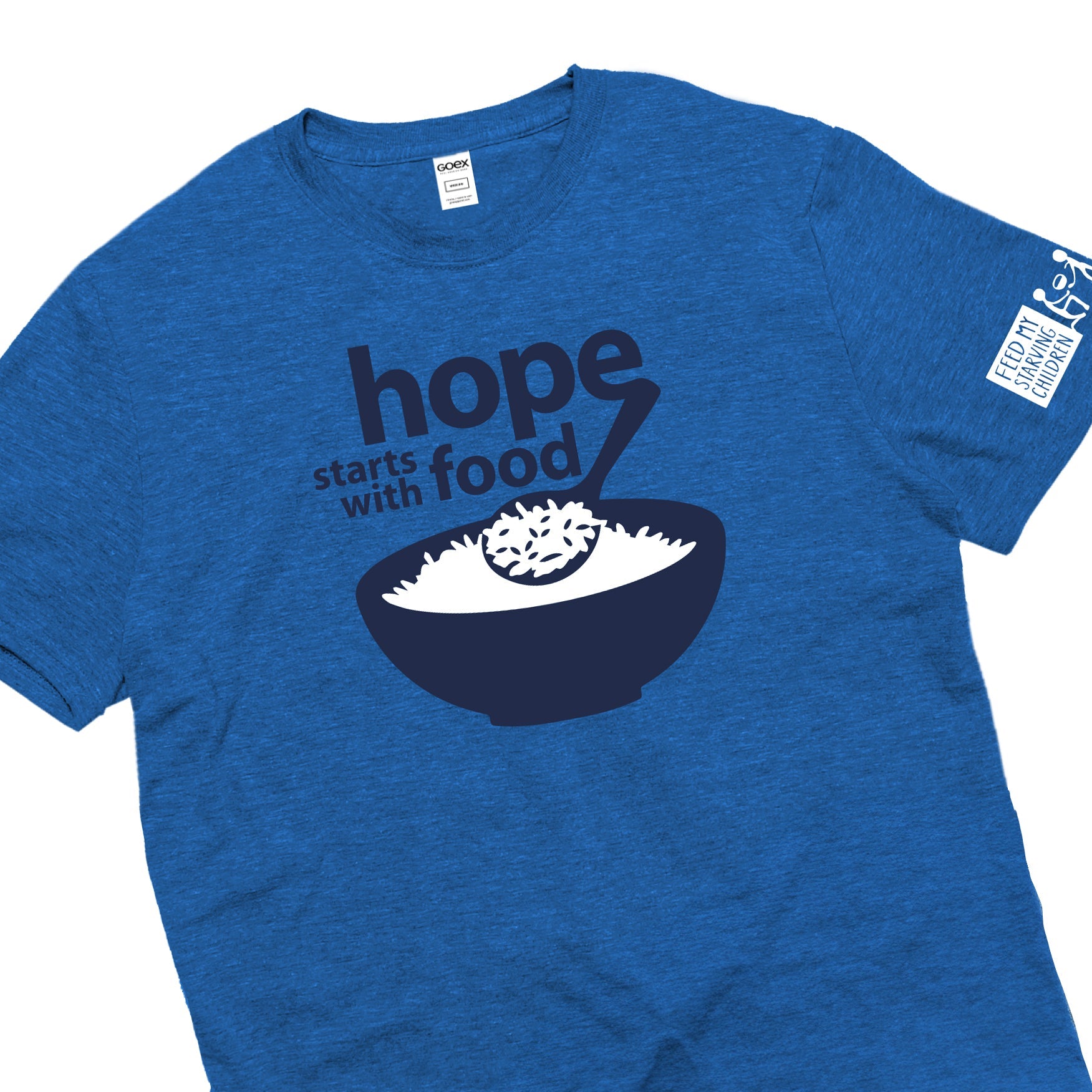 Royal Hope Starts with Food Donation T-Shirt - FMSCMarketplace.org