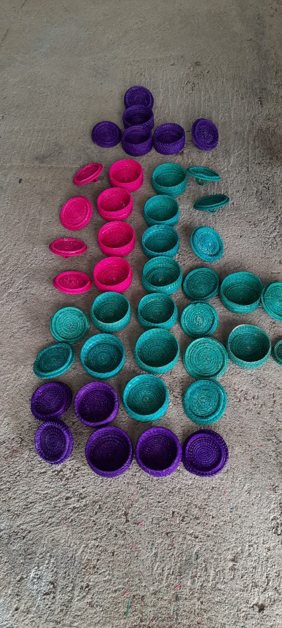 Lidded Banana Leaf Basket - FMSCMarketplace.org