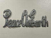 Peace on Earth Metal Art