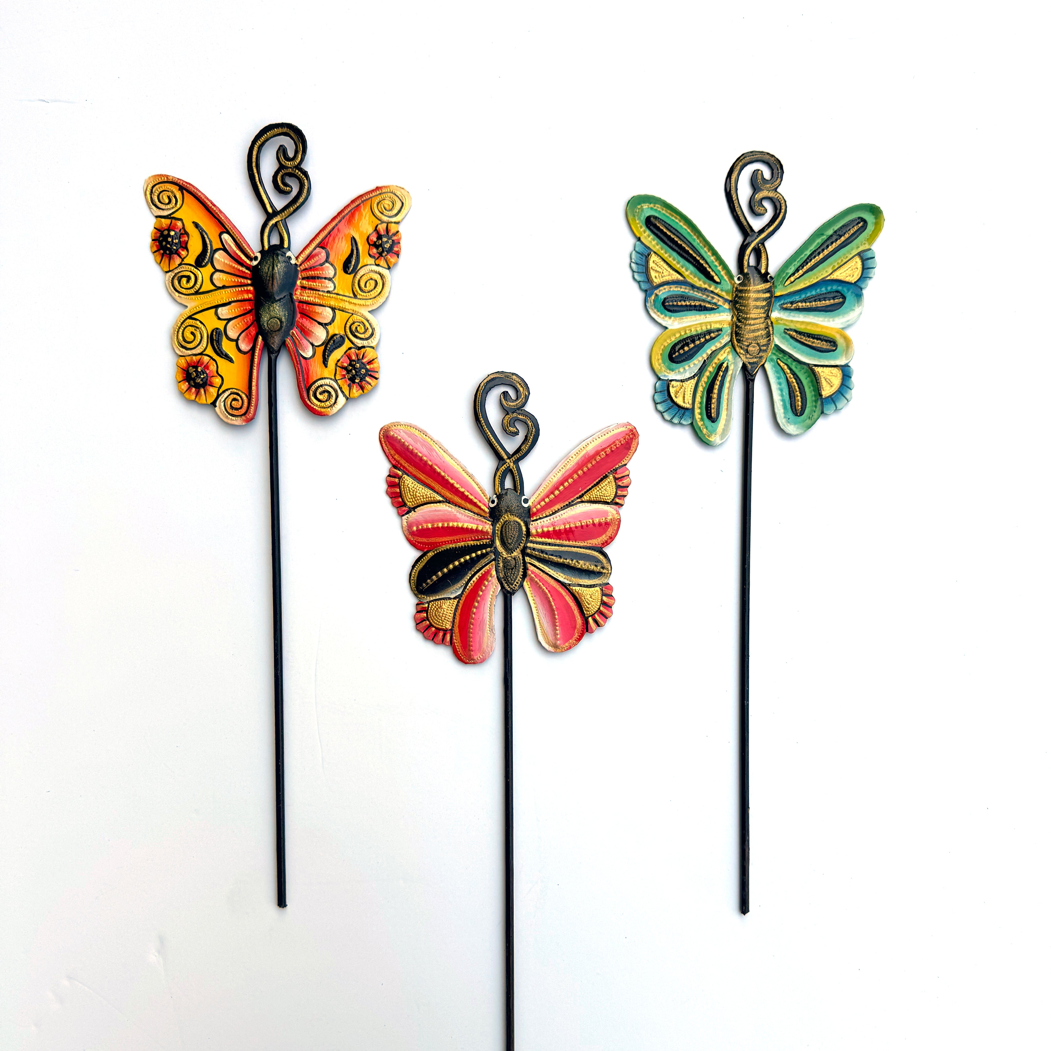 Dizzy Butterfly Garden Stake