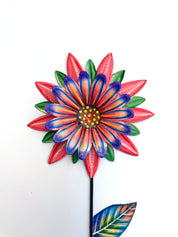 Three Dimensional Flower Garden Stake
