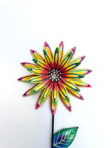 Three Dimensional Flower Garden Stake