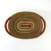 Pine Needle Basket, Christmas Oval