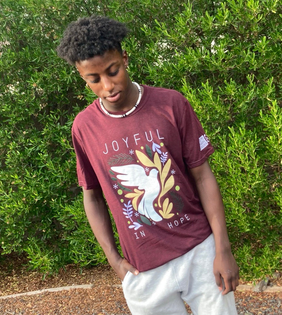 Joyful in Hope T-shirt - FMSCMarketplace.org