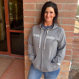 World Changer Zip Hoodie - Heather Grey